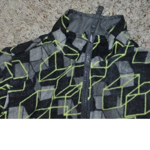 Boys All Weather Jacket 4/5 Gray Yellow 4 in 1 Winter Spring Fall Athletech - Picture 9 of 13